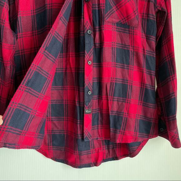Rails plaid button down shirt red long sleeves collared - Picture 5 of 6